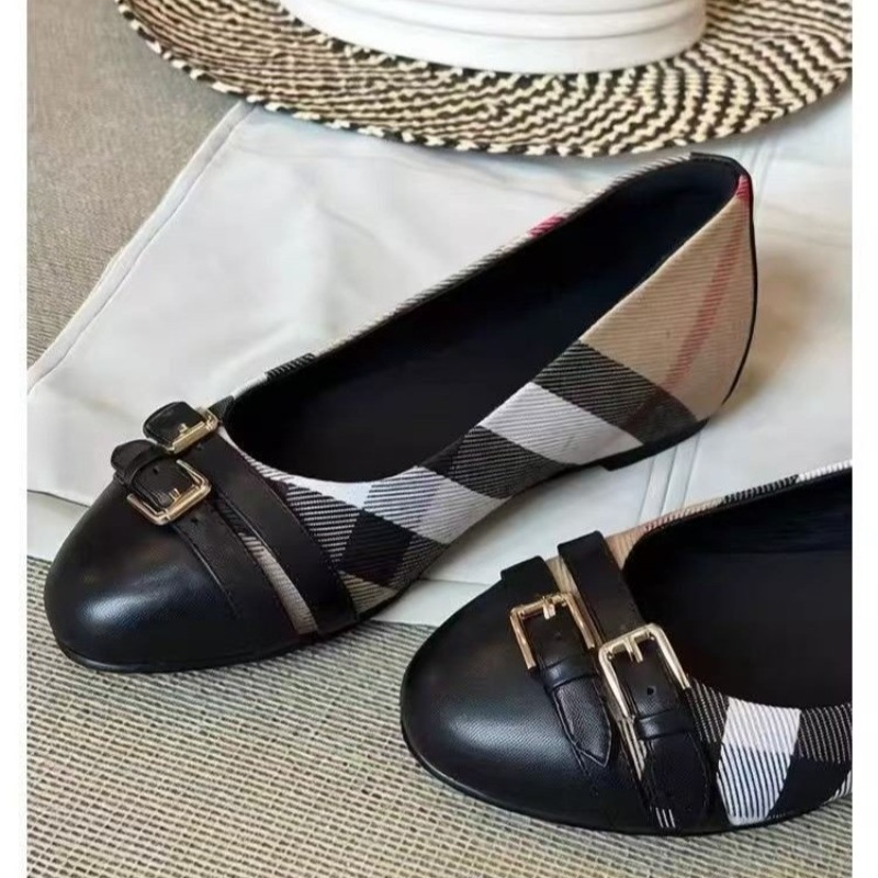 Women'S Fashion Shoes - Zapatos Planos de Moda Estilo Retro