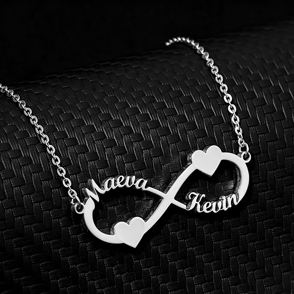 Women Fashion Names - Collar con nombre personalizado, colgante de
