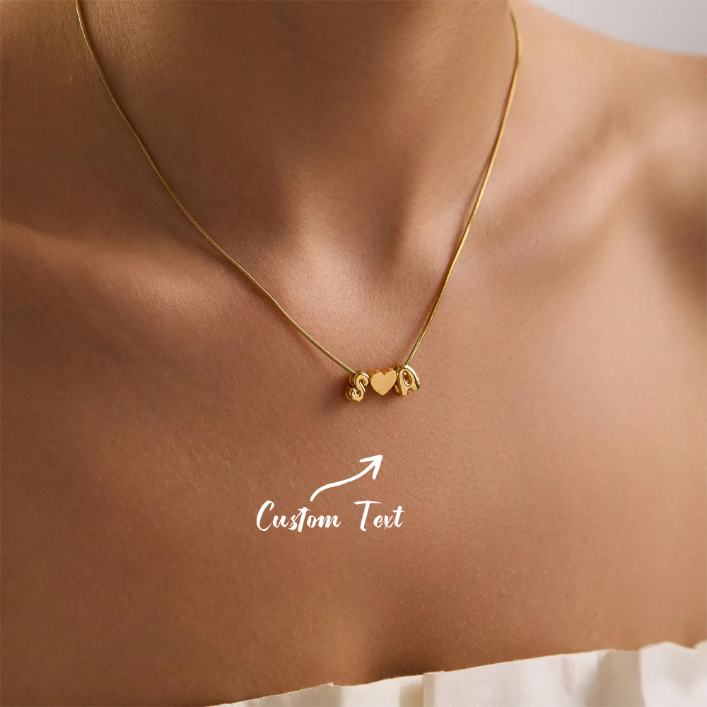 Women Fashion Names - Collar Personalizado con Dos Iniciales en