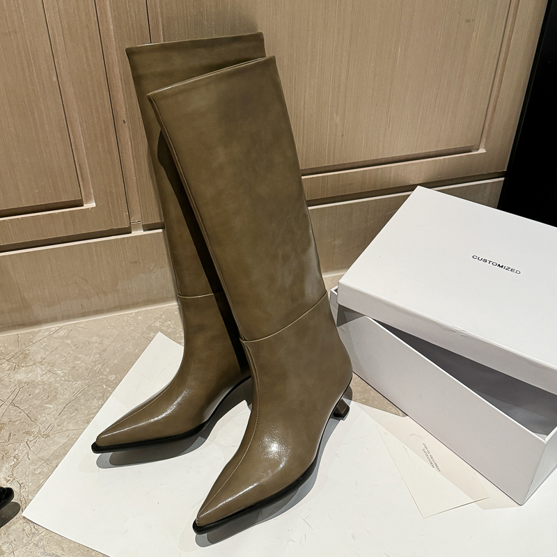 QUTAA, novedad de moda, botas  - Women'S Fashion Knee High Boots reseña y precio
