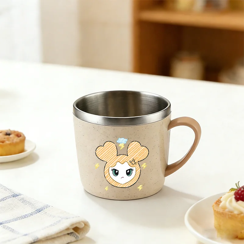Tazas de acero inoxidable con  - Women'S Fashion Korea reseña y precio