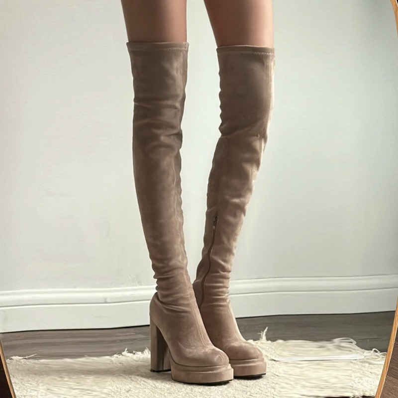 Botas Altas hasta el Muslo par - Women'S Fashion Knee High Boots reseña y precio