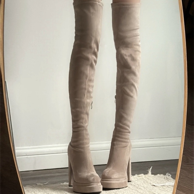 Botas Altas hasta el Muslo par - Women'S Fashion Knee High Boots reseña y precio
