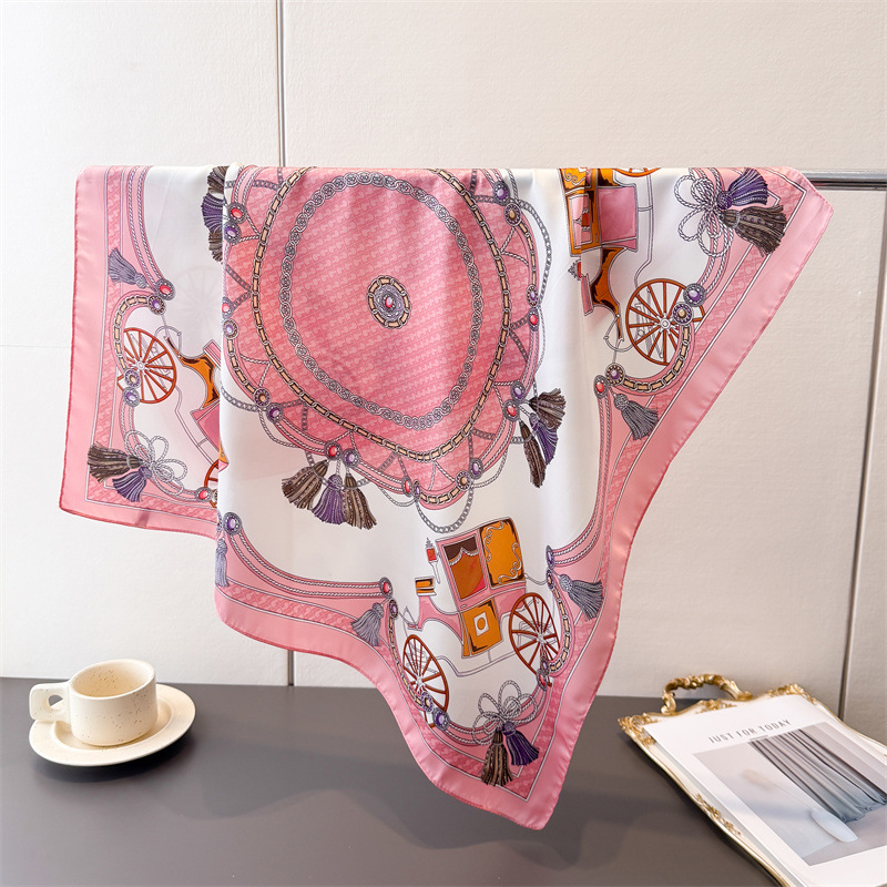 Pañuelo de seda de lujo con es - Women Fashion Necktie reseña y precio