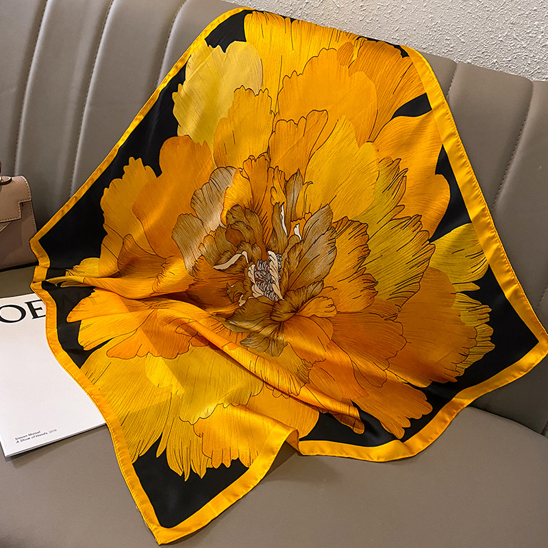 Pañuelo de seda satinada con e - Women Fashion Necktie reseña y precio