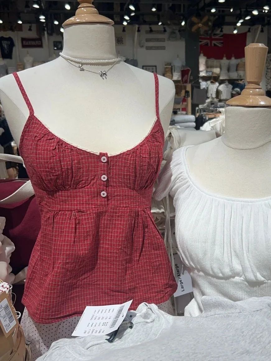 Conjunto de pantalones cortos  - Lace Trim Cami reseña y precio
