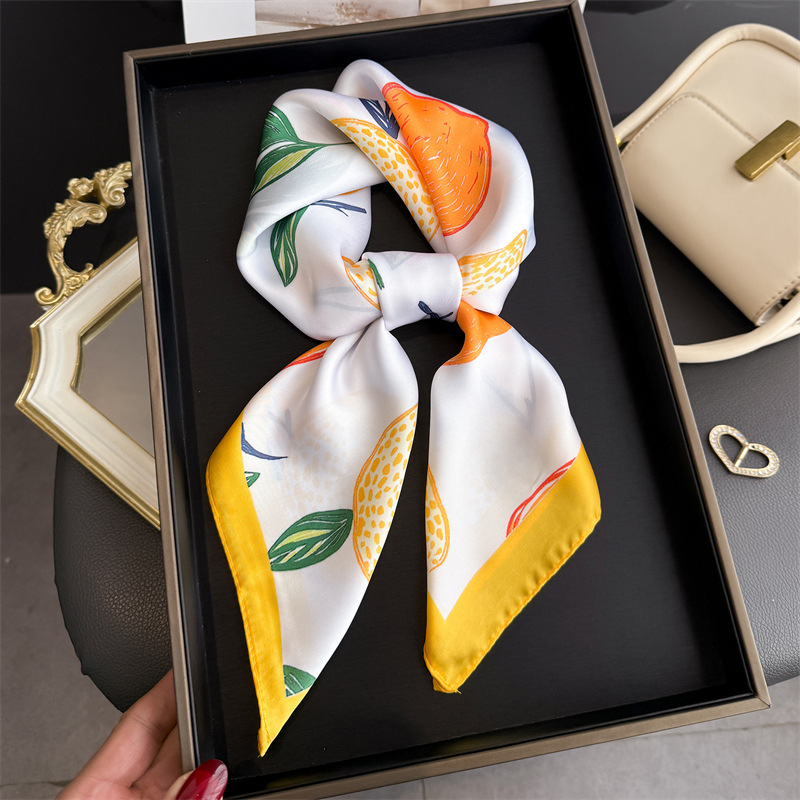 Bufandas cuadradas de seda con - Women Fashion Necktie reseña y precio