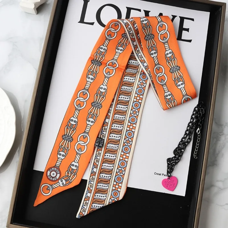Bufanda de seda ajustada a la  - Women Fashion Necktie reseña y precio