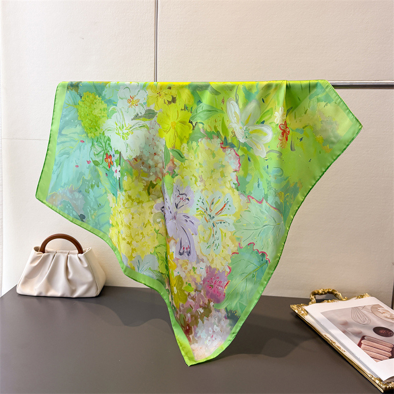 Pañuelo de Seda Cuadrado de 70 - Women Fashion Necktie reseña y precio